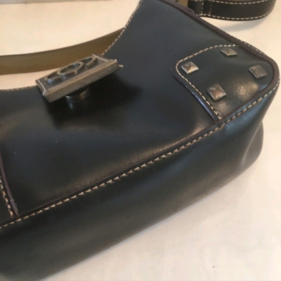 Black And Brass SMALL HANDBAG BY MINNICI - Picture 5 of 7